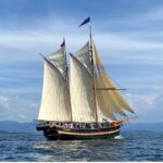 Konvoi med seilskuta Gurine fra Avaldsnes til Stavanger